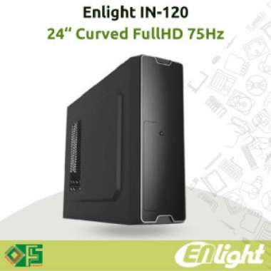 Enlight IN-120 PC casing mini Slim Micro-ATX Plus PSU 300W