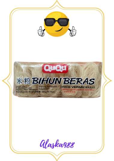 QuQu Bihun Vermicili / Bihun Masak / Bihun Beras / Bihun Soun Horizontal