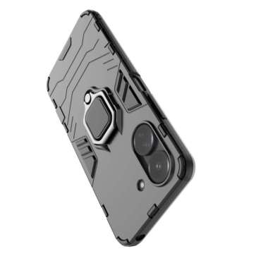 CASING XIAOMI REDMI 13C CASE REDMI 13C RING STAND AMROR REDMI 13C HITAM