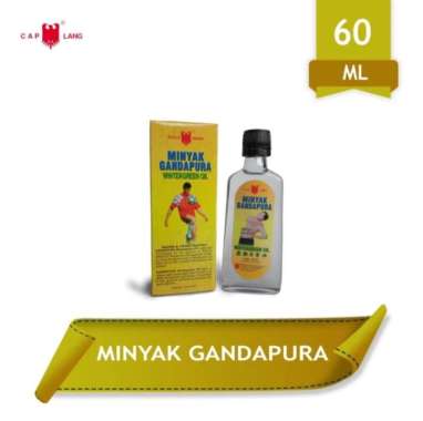 MINYAK GANDAPURA ORIGINAL CAP LANG MINYAK GOSOK URUT PEREDA NYERI 30 ML