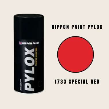 Cat Semprot PYLOX Nippon Paint 1733 Special Red (Solid Colours)