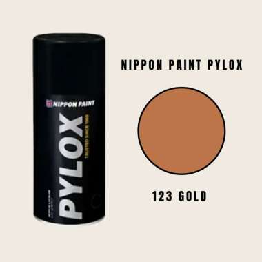 Cat Semprot PYLOX Nippon Paint 123 Gold (Metallic Colours)