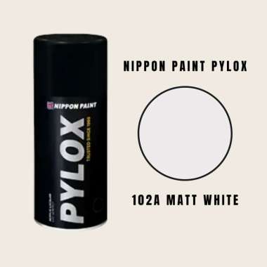 Cat Semprot PYLOX Nippon Paint 102A Matt White (Primer/Surfacer)