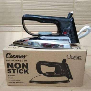 CI-318 SETRIKA NON STICK COSMOS / SETRIKA COSMOS NON STICK CI318 / PENGGOSOK PAKAIAN CI 318 COSMOS