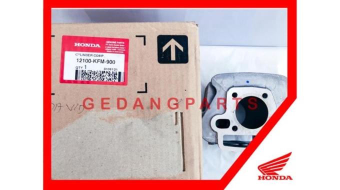 CYLINDER SILINDER BLOK SEHER LEGENDA SUPRA FIT REVO ORI 12100-KFM-900 Silver