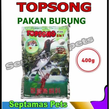TOPSONG KUNING PLUS 3 IN ONE 400 GRAM TOP SONG BIRD FOOD