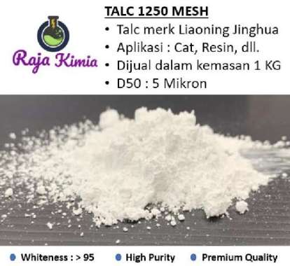 TALC LIAONING POWDER MESH 1250/ TALK/ TALEK - 1 KG
