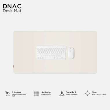 Desk mat DNAC - Minimalistic Desk mat Mousepad Leather from DNAC Gray
