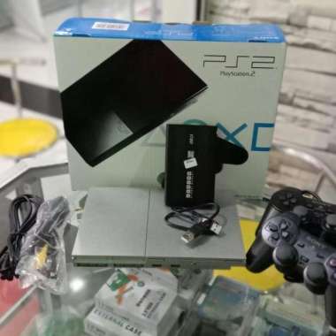 ps2slim seken hdd60gb lengkap 2stik ts SONY