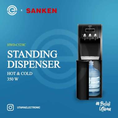 SANKEN Dispenser Air Panas & Dingin Galon Bawah - HWD-C523IC