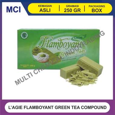 LAGIE FLAMBOYANT GREEN TEA 250 GR / COKLAT BATANG COMPOUND