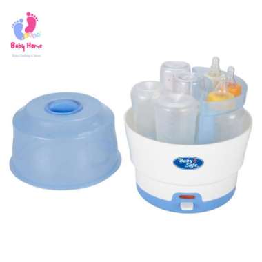 Baby Safe LB317 Bottle Express Steam Sterilizer Alat Steril Botol Bayi Memakai Bubblewrap