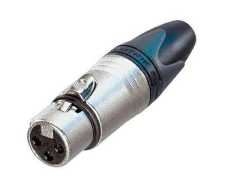 Neutrik NC3FXX - Nickel XLR Female Connector (Original)