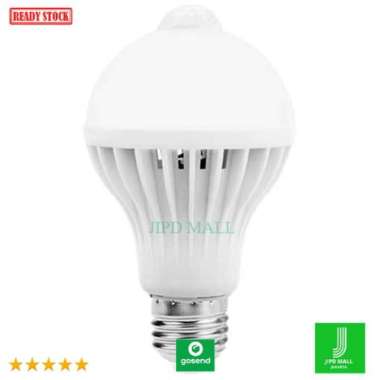 Lampu LED Smart E27 9W with PIR Sensor Gerak Anti Maling Putih