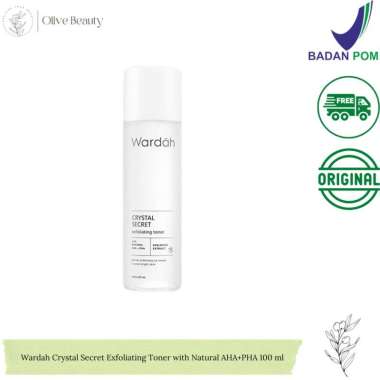 Wardah Crystal Secret Exfoliating Toner with Natural AHA+PHA 100 ml