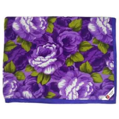 SELIMUT DEWASA KURNIA MOTIF BUNGA 150x200 Ungu
