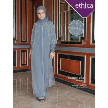 DRESS ONLY ETHICA ORIGINAL KAGUMI 264 FROSTY GREEN KAGUMI 264 MISTY BLUE GAMIS DEWASA FASHIONABLE GA