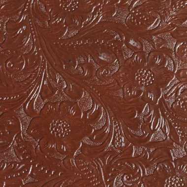 TAS SELEMPANG WANITA KULIT SAPI ASLI EMBOS BATIK MINI QUEEN / FREE GRAVIR NAMA Batik havana