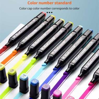 80 Pcs Spidol Gambar Warna Warni 1 Set Lengkap Murah Lukis Art Anak 80 Warna