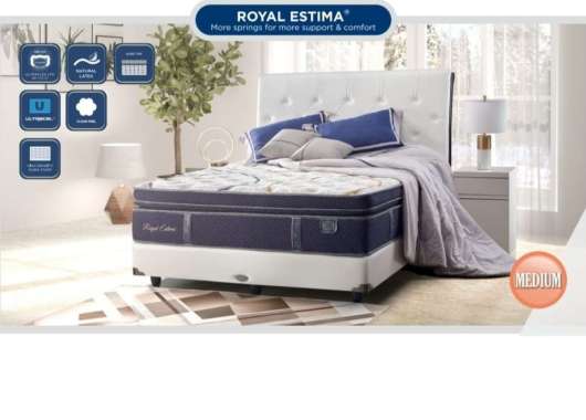 Springbed Elite Royal Estima | Kasur Elite | Mattress Set 160 x 200