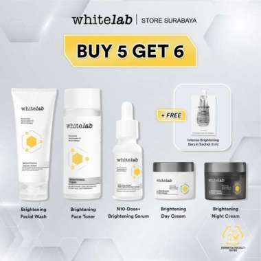 Whitelab Brightening Face Series + serum - Cream Wajah Perawatan
