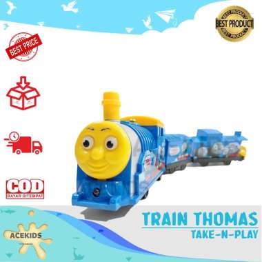 Acekids Mainan Train Kereta Thomas Kereta Cepat Tanpa Rel Kereta - 8014