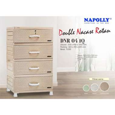 Lemari Container Plastik DNR 04 1Q NapollyTop