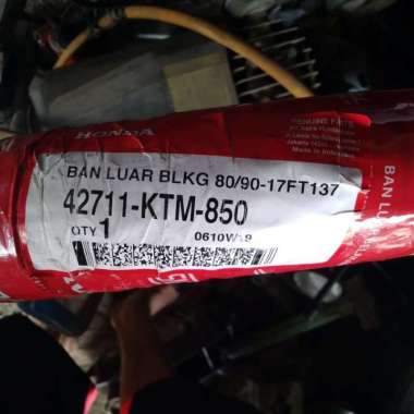 Ban Luar Federal Honda 80/90-17 Atau 275-17 Tubetype