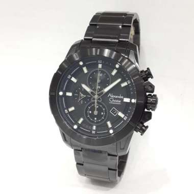 Alexandre Christie Chronograph 6522MCB Jam Tangan Pria Black