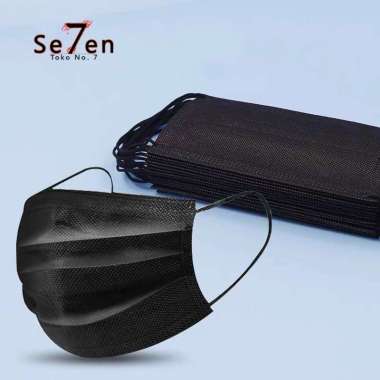 MASKER EARLOOP 3PLY WARNA BIRU PINK HITAM PUTIH - DISPOSABLE FACE MASK MASKER CANTOL 3 PLY ECERAN EA