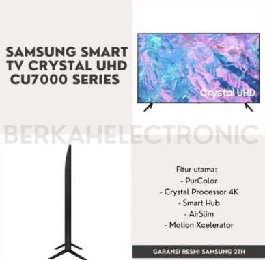 SAMSUNG 43CU7000 CRYSTAL 4K UHD SMART TV 43 Inch UA43CU7000KXXD