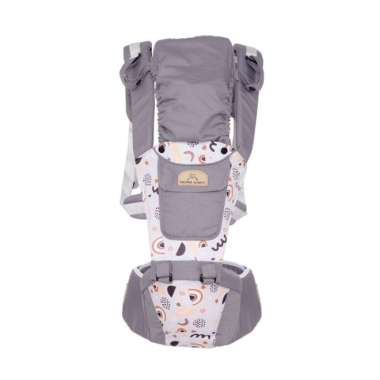 ZS Moms Baby Gendongan Hipseat 7 in 1 Aurora Series - MBG2039 - Mauve Grey