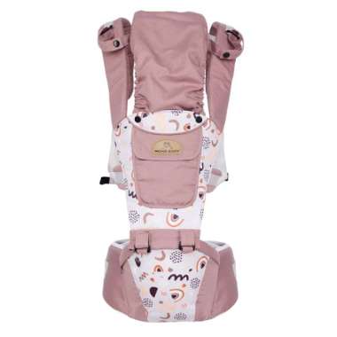 ZS Moms Baby Gendongan Hipseat 7 in 1 Aurora Series - MBG2039 - Mauve Mauve