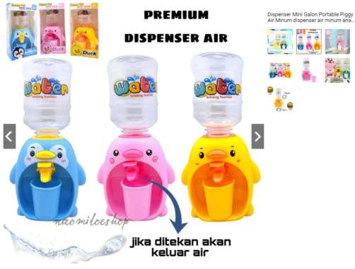 Dispenser Mini Galon Portable Piggy Air Minum dispenser air minum anak water dispenser toys galon ai