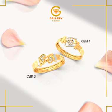 Cincin Emas Peniti Bunga Gold 28% (6K) dan 38% (8K) CBM 3 CBM 4 GalleryFashion2021 CBM 4 - 8K/375