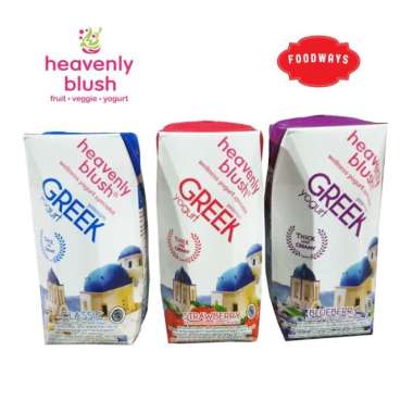 Greek Heavenly Blush Yogurt 200 ml [SATUAN] Classic