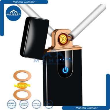 Korek Api Elektrik Charger Fingerprint Touch Lighter USB