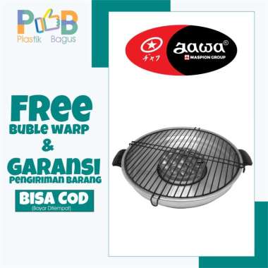 Panggangan bakaran sate barbeque korean fancy grill 33cm maspion