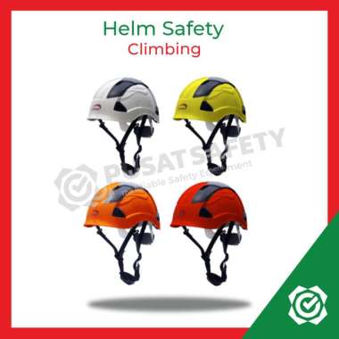 Helm Climbing Safety Leopard Orange