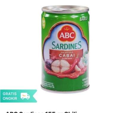 sarden abc 155 gr - saus tomat saus tomat