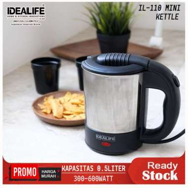 Idealife Electric Kettle IL110 Mini - Teko Listrik Mini Kapasitas 0.5L