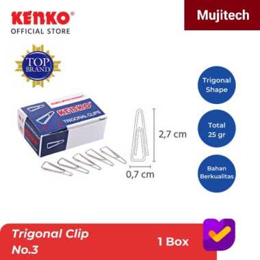 TRIGONAL CLIP NO.3 KLIP PENJEPIT SEGITIGA