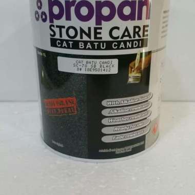 Cat Vernis Batu Alam Warna Hitam Propan Stone Care Candi 2.5Lt