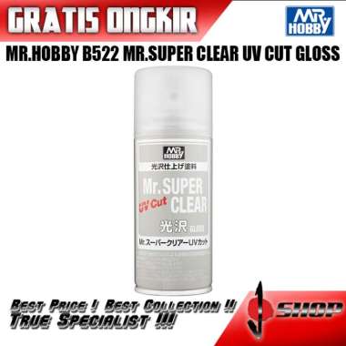 MR.HOBBY B-522 MR.SUPER CLEAR UV CUT GLOSS