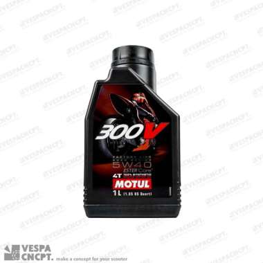 Oli Mesin Motul 300v Racing 5w-40 Vespa Sprint Primavera Lx S Gts 2 Botol