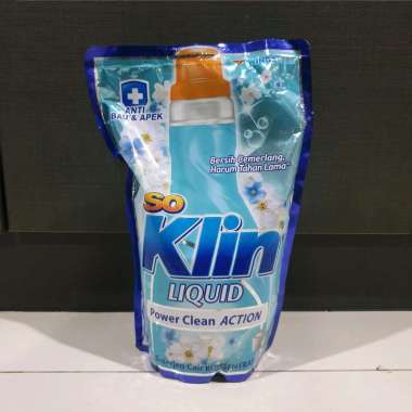Promo Harga So Klin Liquid Detergent Power Clean Action 750 ml - Blibli