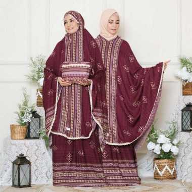 mukena zianisa viral mukena Andin terbaru terlaris Marun