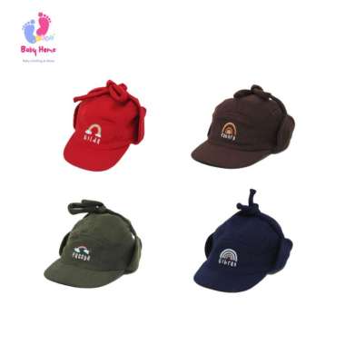 Topi Anak Camper Hat Pake Tali Usia 1-8Th KARAKTER LAKI-LAKI MAROON