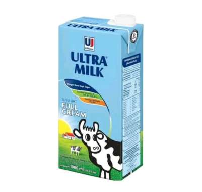 Susu UHT Ultra milk Full cream 1 Liter