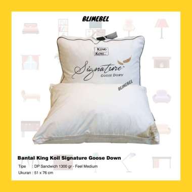 [Packing Kempes] Bantal King Koil Goose Down / Kingkoil Pillow Bulu Angsa Firm